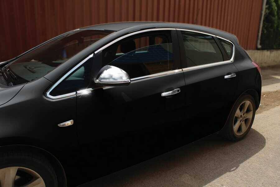 Opel Astra J Ayna Kapağı Set - Krom | 2010-2015 Arası, HB/SD/SW