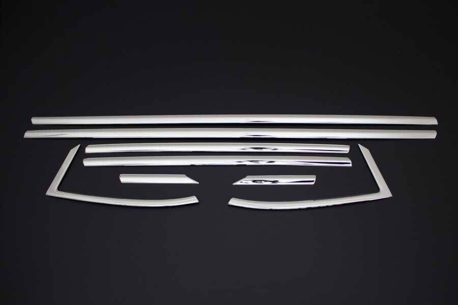 Opel Astra K Cam Çıtası Alt - Krom (8 Parça) | 2015-2021 Arası, HB