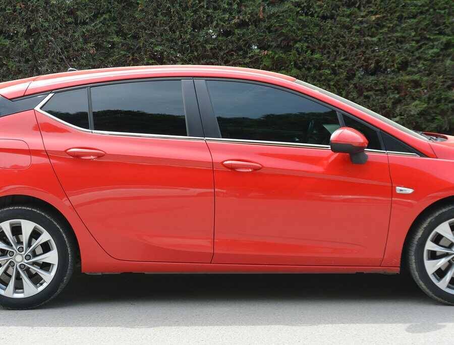 Opel Astra K Cam Çıtası Alt - Krom (8 Parça) | 2015-2021 Arası, HB