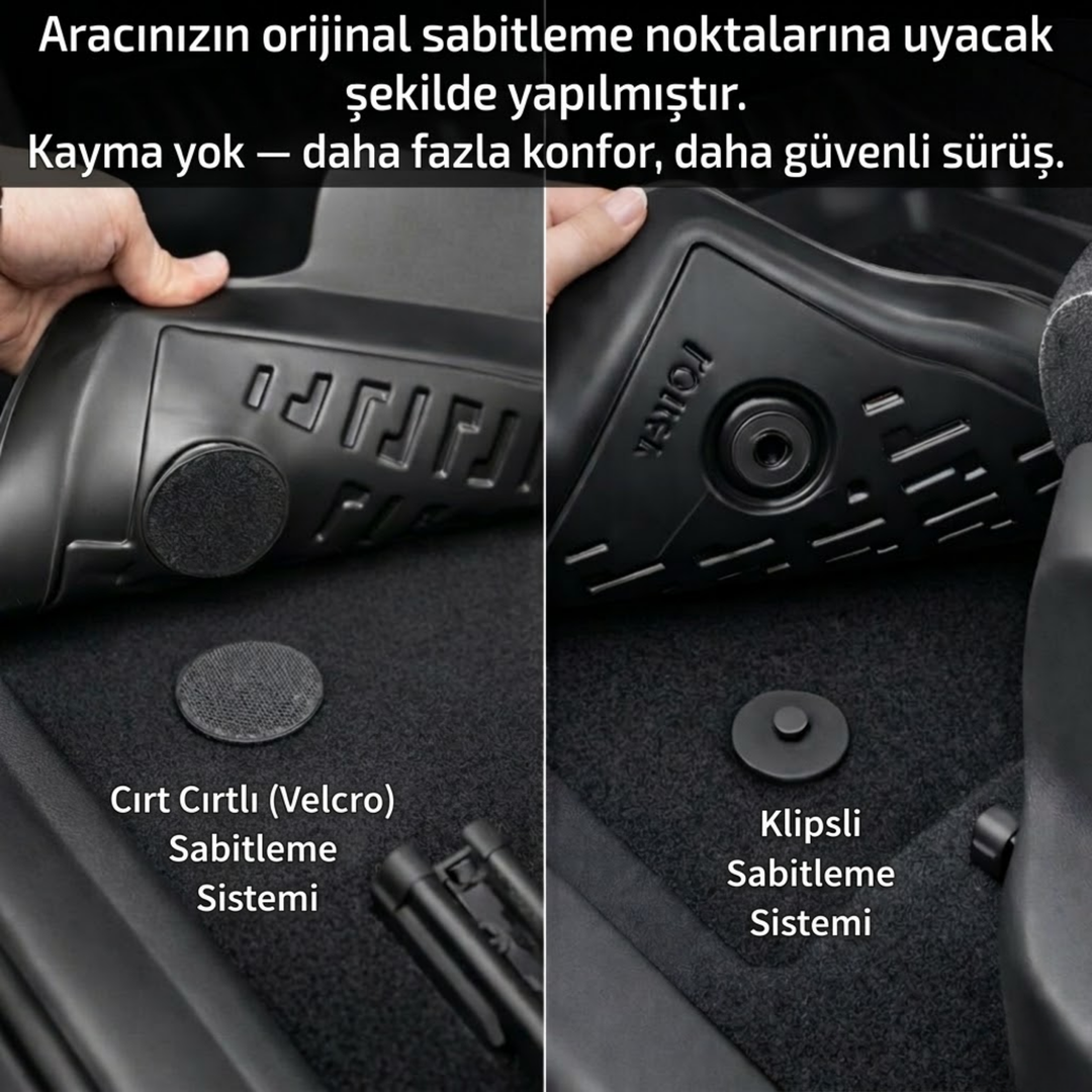 Chevrolet Tahoe 3D Paspas - Siyah, 5 Koltuklu | 2020 ve Sonrası