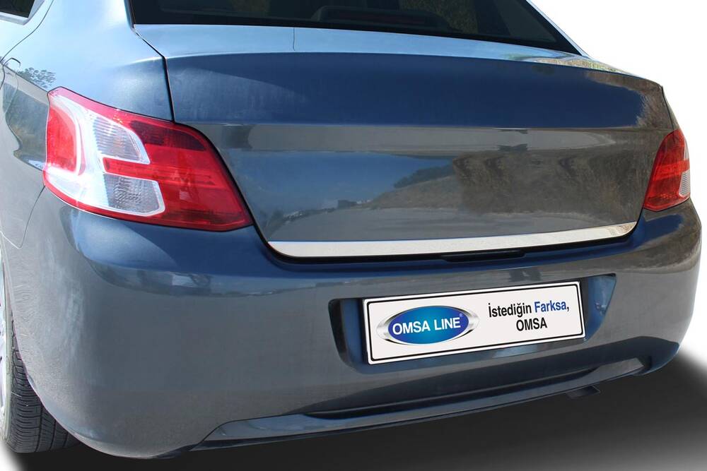 Peugeot 301 Bagaj Alt Çıtası - Krom | 2012 ve Sonrası, SD