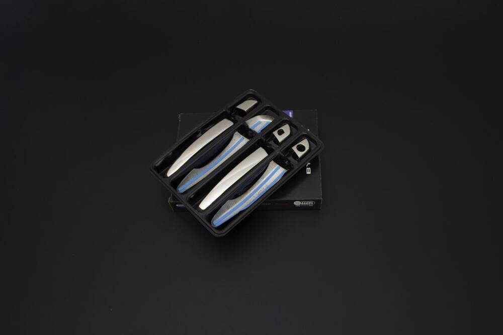 Opel Combo E Kapı Kolu - Krom, 4 Kapı, Tek Sürgülü Kapı için (8 Parça) | 2019 ve Sonrası