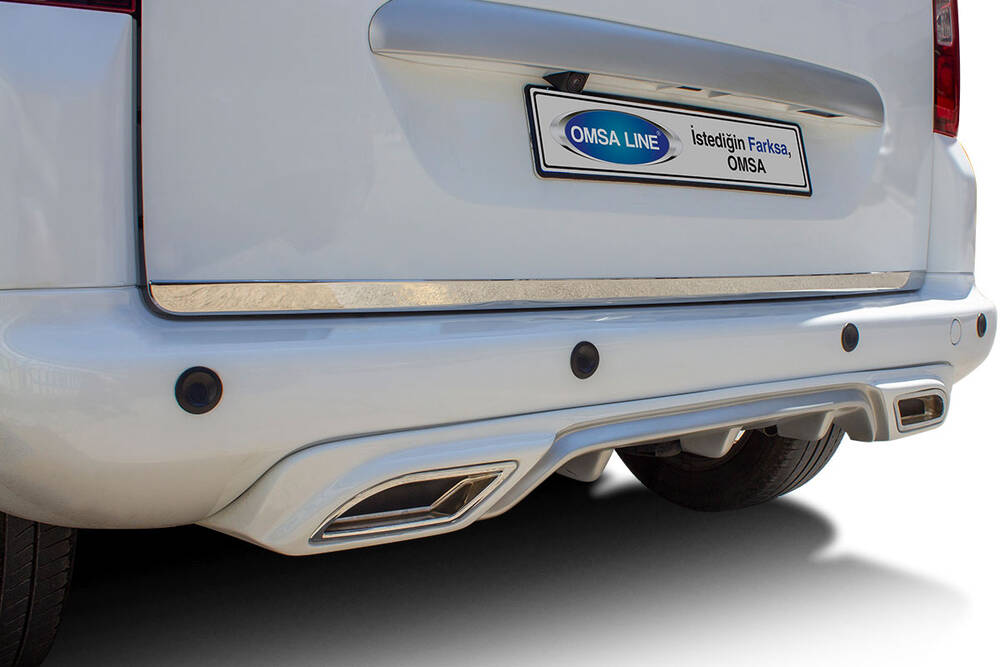 Opel Combo E Bagaj Alt Çıtası - Krom | 2019 ve Sonrası