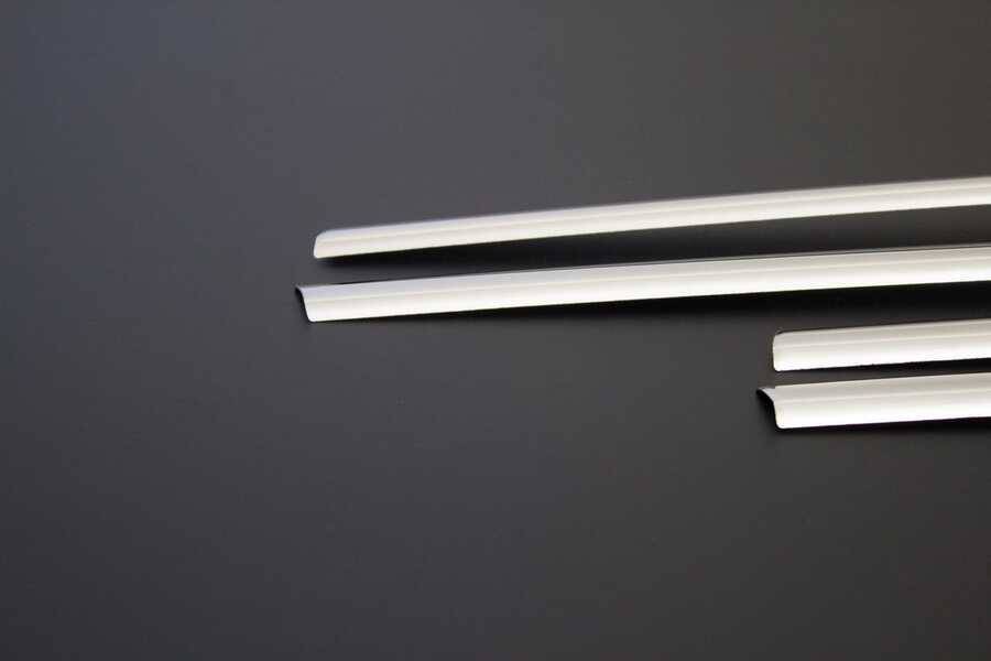 Renault Captur Cam Çıtası Alt - Krom (4 Parça) | 2013-2019 Arası