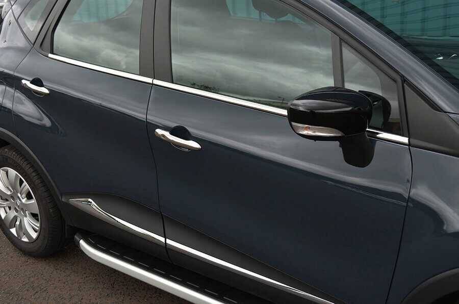 Renault Captur Kapı Kolu - Krom, 4 Kapı, Sensör Delikli (8 Parça) | 2013-2019 Arası