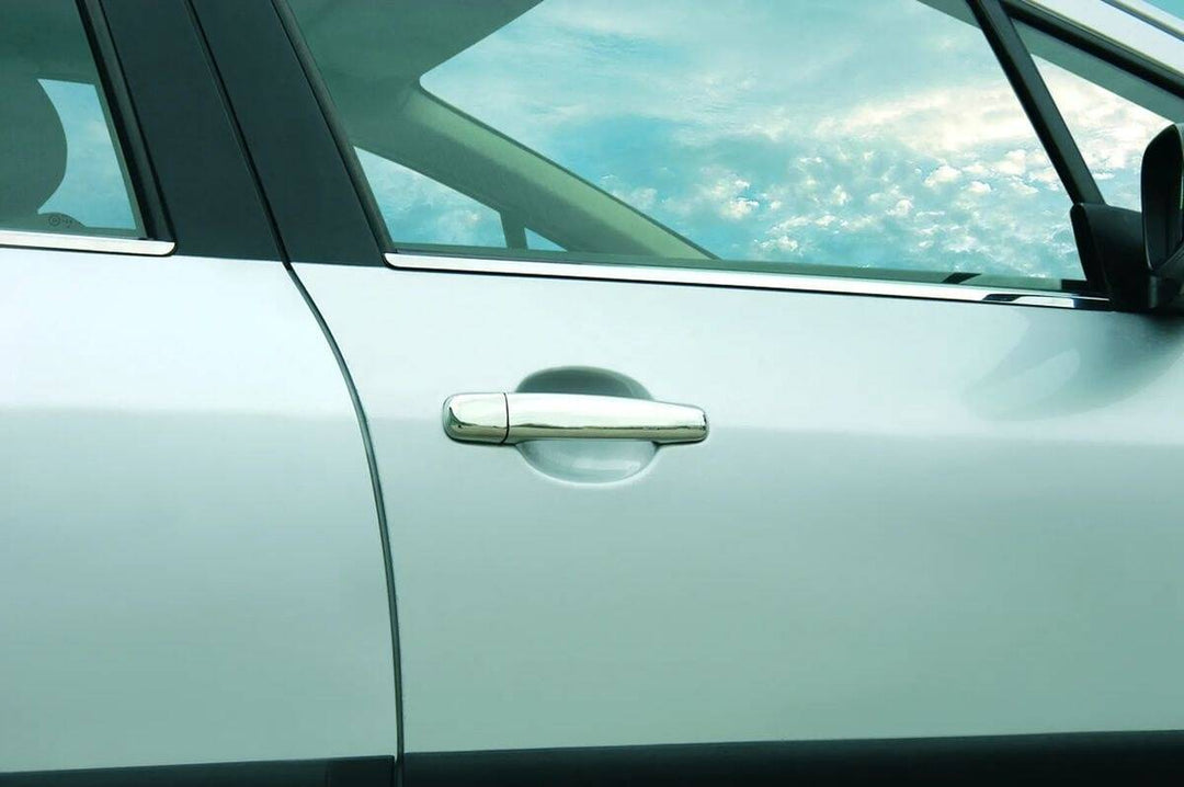 Renault Clio Cam Çıtası Alt - Krom (4 Parça) | 2006-2011 Arası, HB