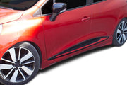 Renault Clio Yan Kapı Çıtası - Krom Kırmızı, Formlu Tip (4 Parça) | 2012-2019 Arası, HB/SW