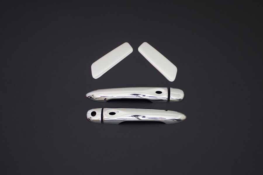 Renault Clio Kapı Kolu - Krom, 4 Kapı, Sensör Delikli (6 Parça) | 2012-2019 Arası, HB