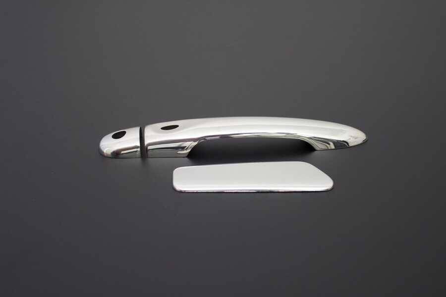 Renault Clio Kapı Kolu - Krom, 4 Kapı, Sensör Delikli (6 Parça) | 2012-2019 Arası, HB