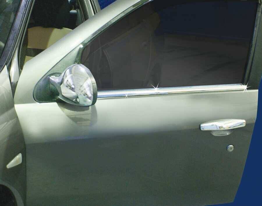 Renault Symbol Cam Çıtası Alt - Krom (4 Parça) | 2009-2013 Arası, SD