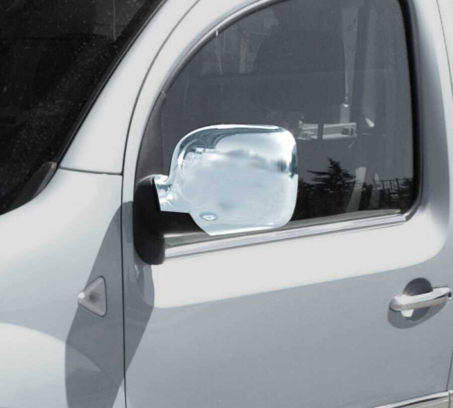 Renault Kangoo Ayna Kapağı Set - Krom | 2008-2013 Arası