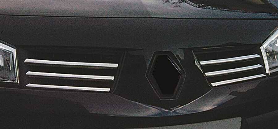 Renault Megane Ön Panjur - Krom (6 Parça) | 2004-2006 Arası, HB/SD/SW