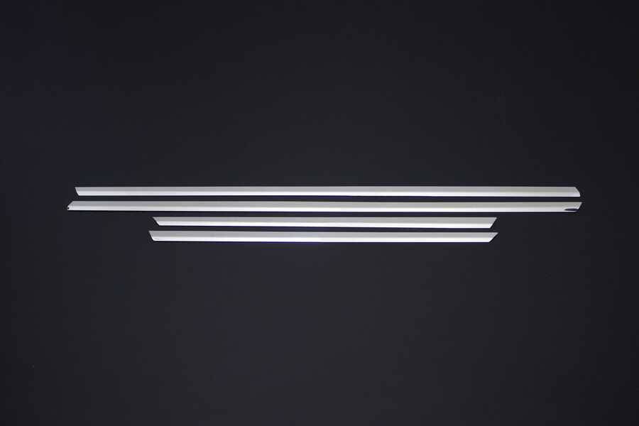 Renault Megane Yan Kapı Çıtası - Krom, Dar Tip (4 Parça) | 2002-2010 Arası, HB/SD