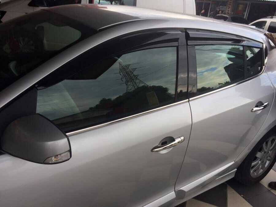 Renault Megane Cam Çıtası Alt - Krom (6 Parça) | 2008-2016 Arası, HB