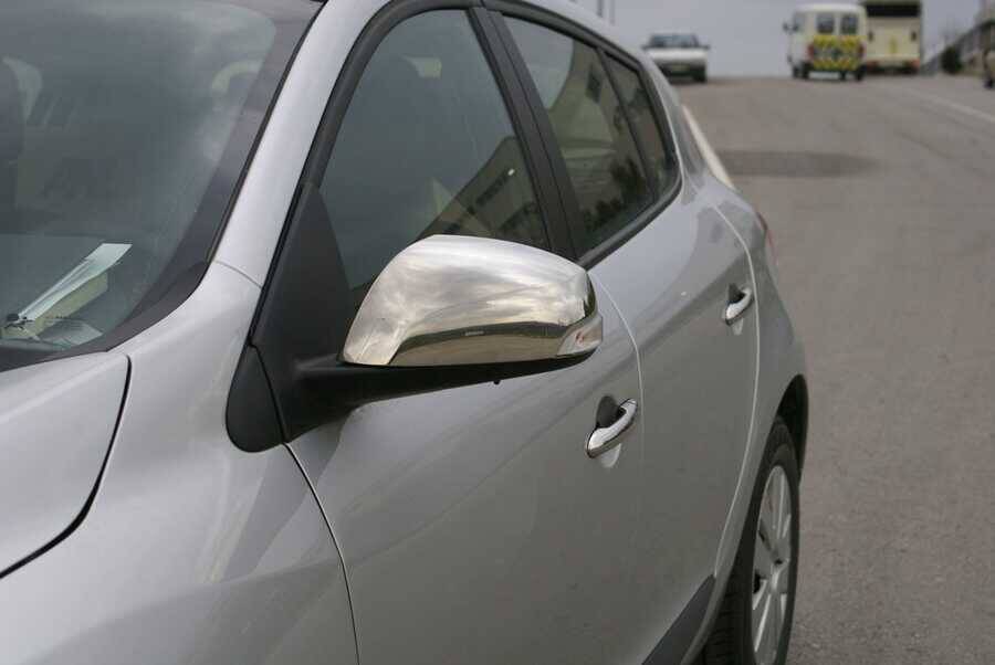 Renault Fluence Ayna Kapağı Set - Krom | 2009 ve Sonrası, SD