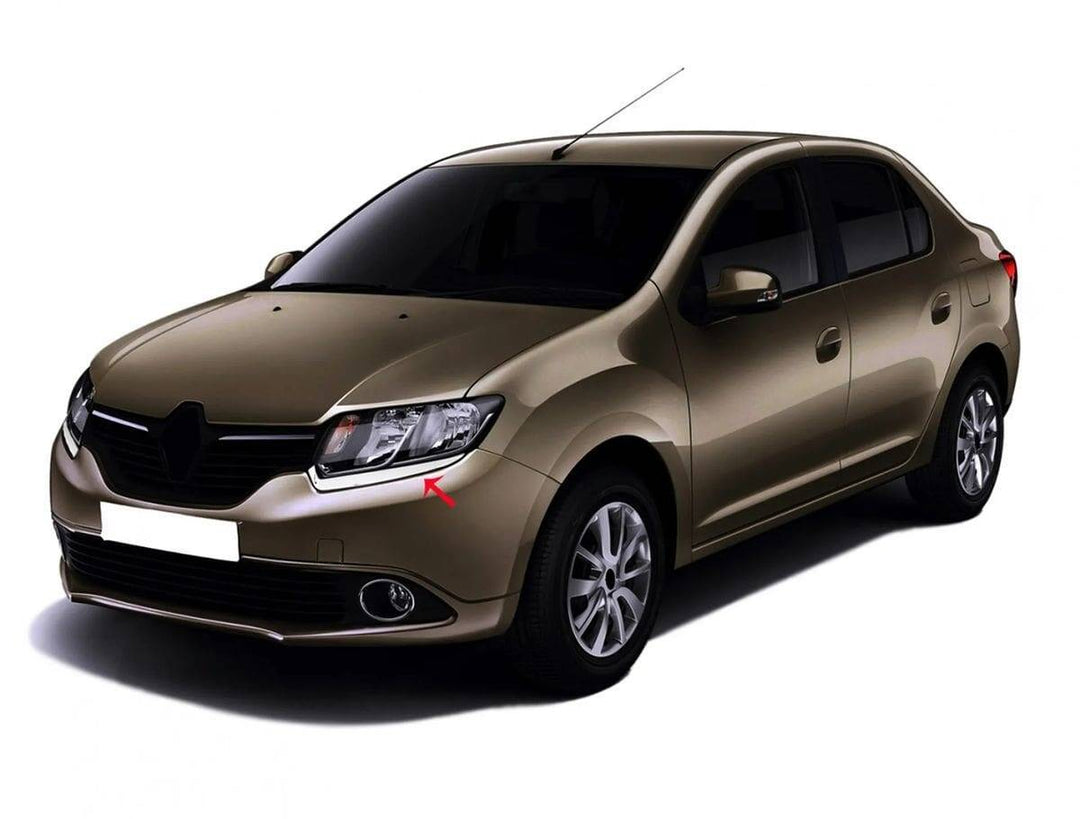 Renault Symbol Far Kaşı - Krom (2 parça) | 2013-2017 Arası, SD
