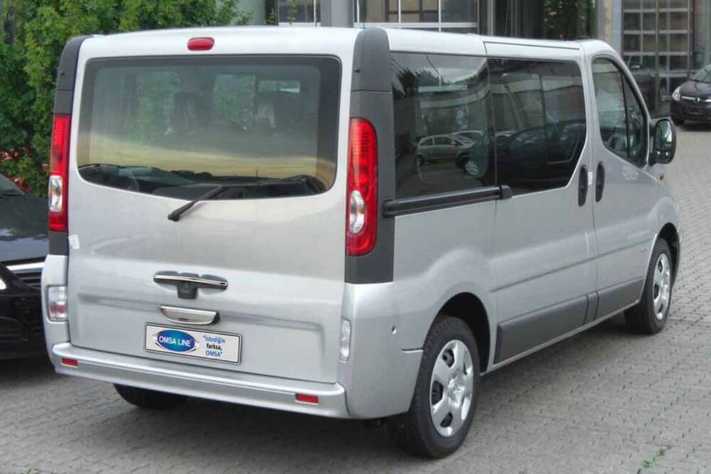 Nissan Primastar Bagaj Açma - Krom, Tek Kapı için | 2001-2014 Arası