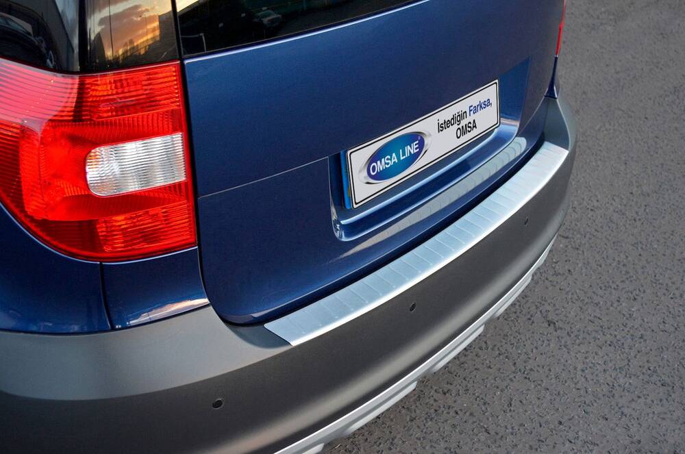 Skoda Yeti Arka Tampon Eşiği - Krom Taşlı | 2009-2013 Arası