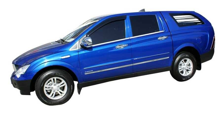 SsangYong Actyon Sports Cam Çıtası Alt - Krom (4 Parça) | 2006-2012 Arası