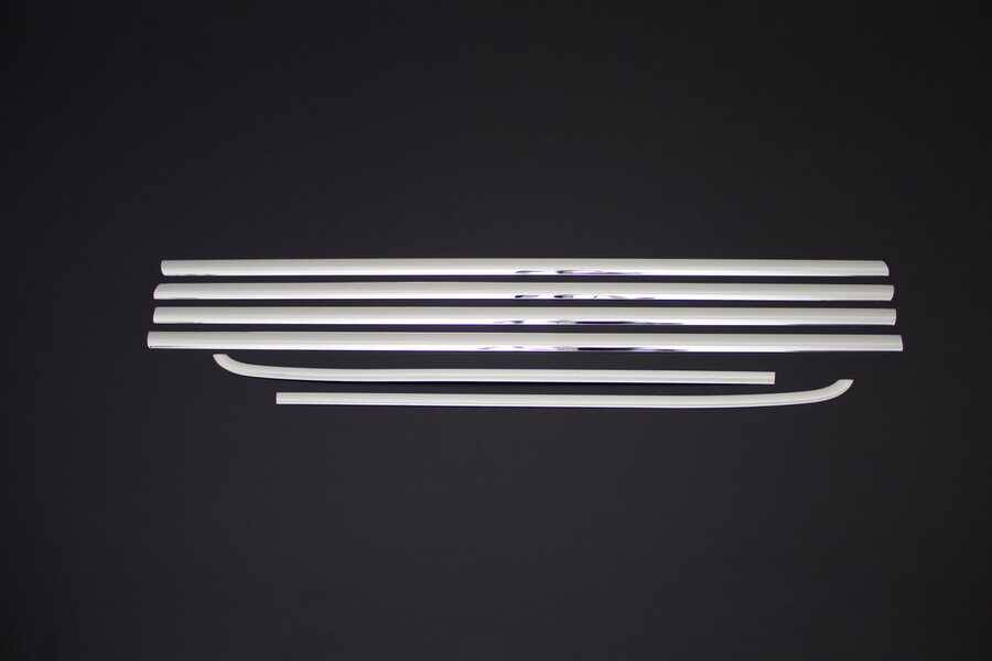 SsangYong Kyron Cam Çıtası Alt - Krom (6 Parça) | 2007 ve Sonrası