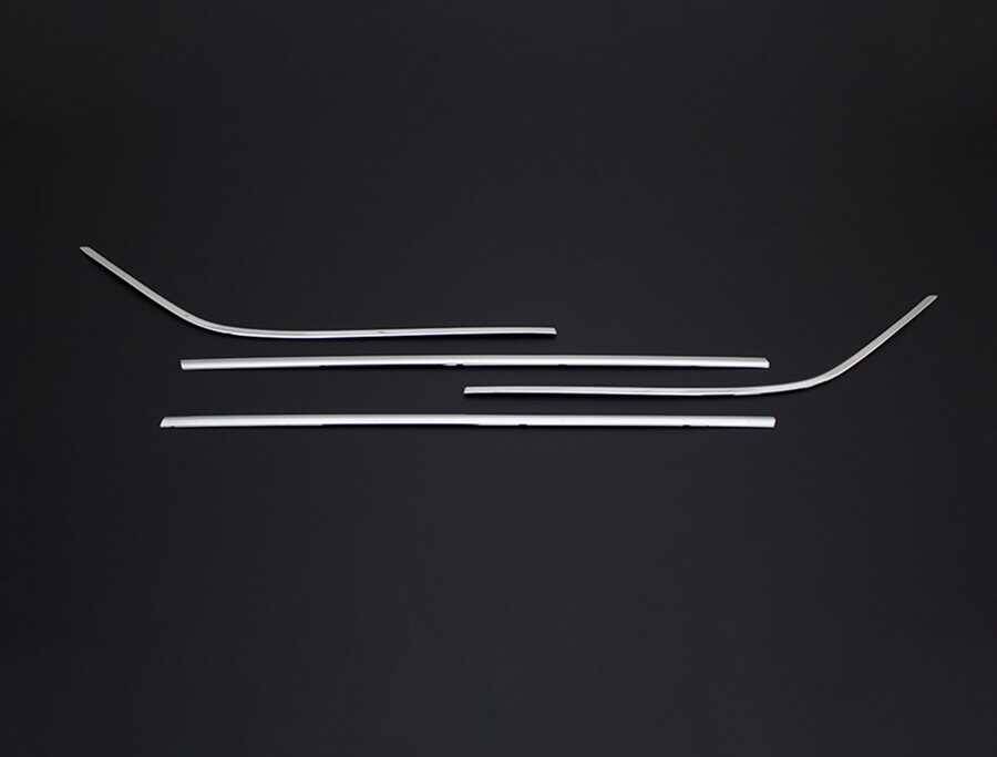 Toyota C-HR Cam Çıtası Alt - Krom (4 Parça) | 2016-2023 Arası