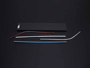 Toyota C-HR Cam Çıtası Alt - Krom (4 Parça) | 2016-2023 Arası