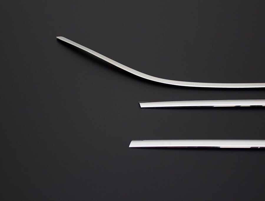 Toyota C-HR Cam Çıtası Alt - Krom (4 Parça) | 2016-2023 Arası