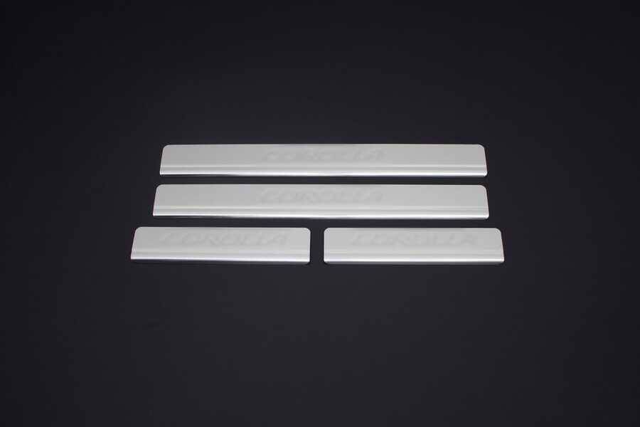 Toyota Corolla Kapı Eşiği 4 Parça - Krom, Norm | 2013-2018 Arası, SD