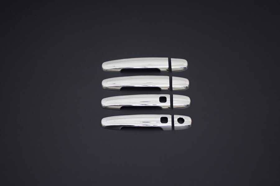 Toyota Corolla Kapı Kolu - Krom, 4 Kapı, Sensör Delikli (8 Parça) | 2007-2013 Arası, HB/SD