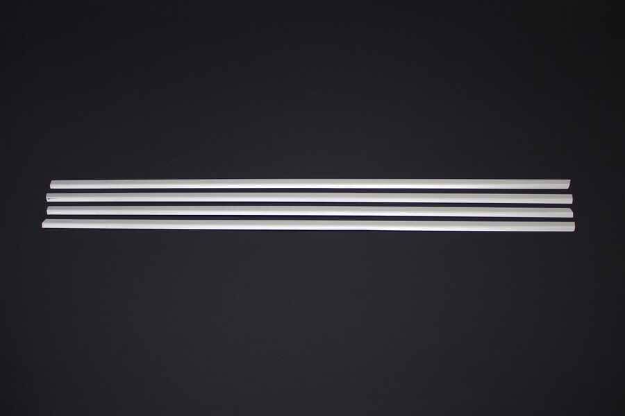 Toyota Corolla Cam Çıtası Alt - Krom (4 Parça) | 2007-2013 Arası, SD