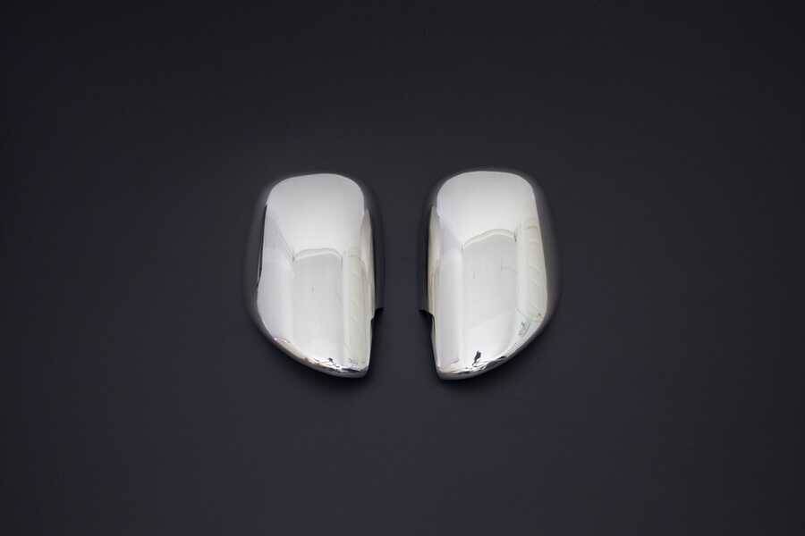 Toyota Land Cruiser Prado 120 Ayna Kapağı Set - Krom | 2002-2009 Arası