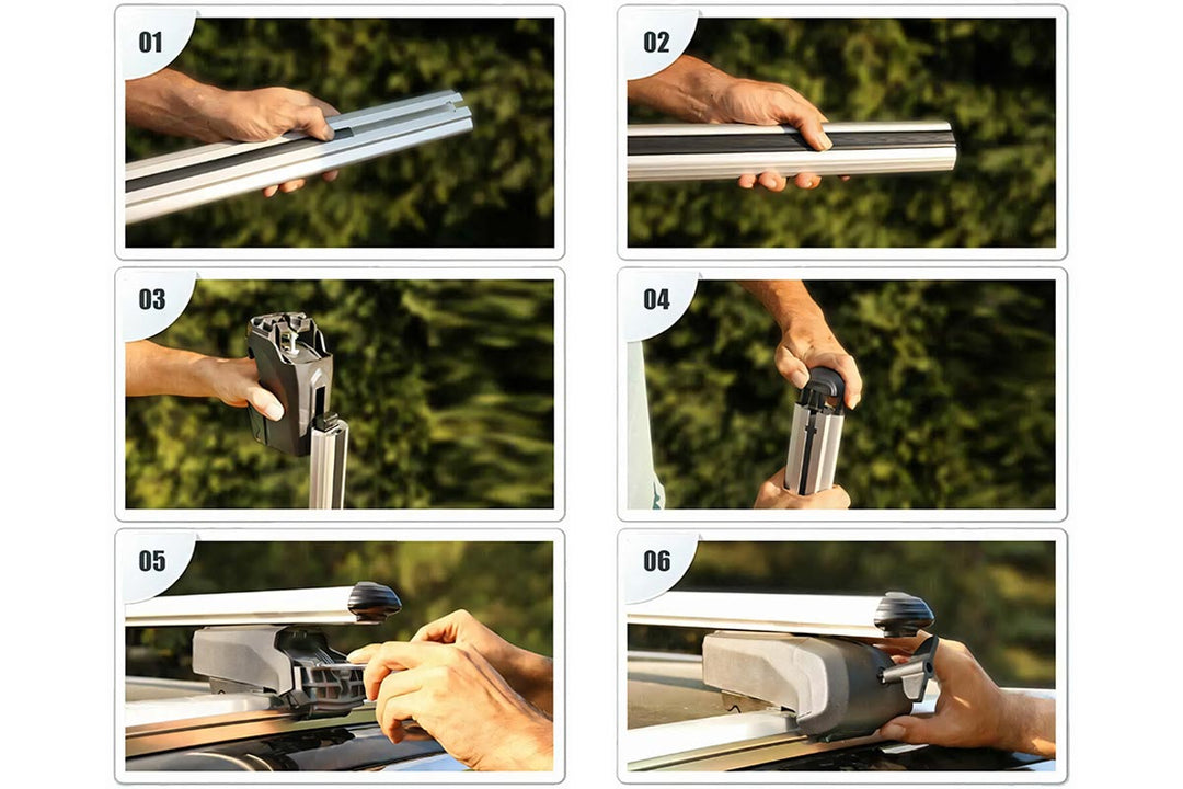 Kia Ceed Ara Atkı Gri- Bold Bar v2 (2 Parça) | 2018 ve Sonrası, SW