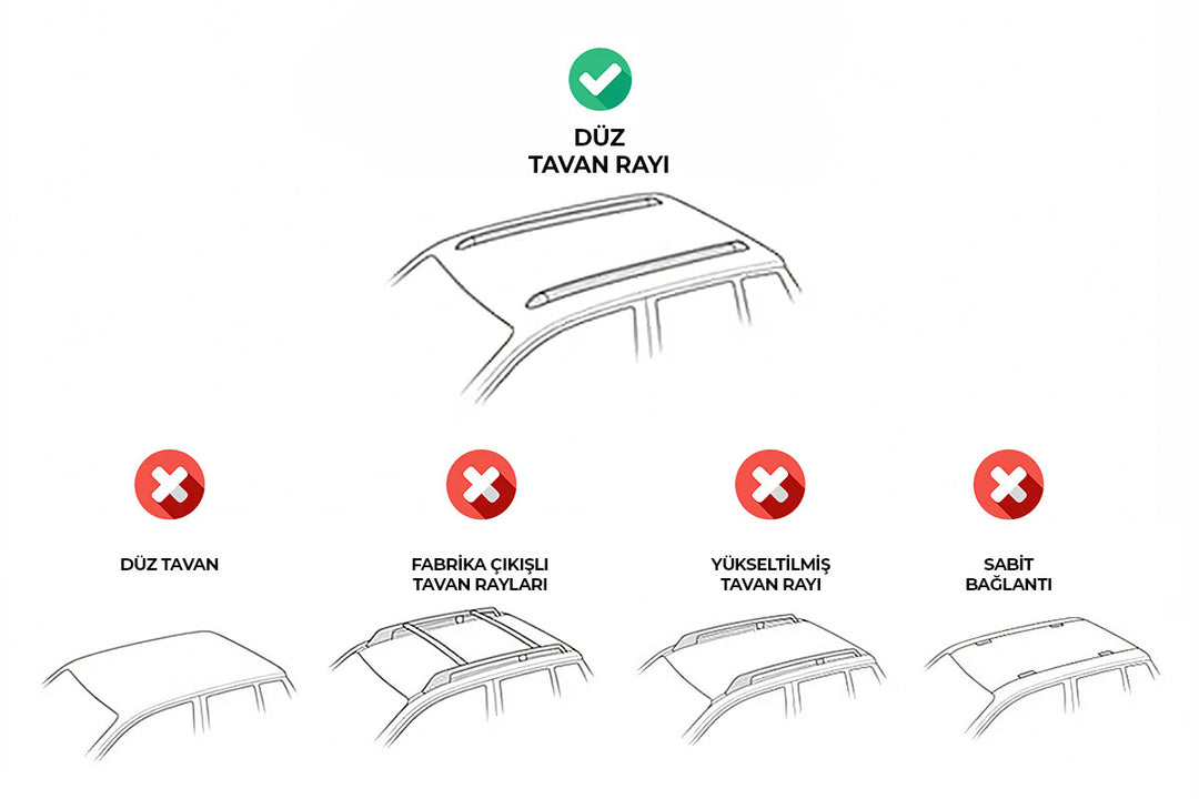 Skoda Octavia (A7) Ara Atkı Gri- Bold Bar v2 (2 Parça) | 2014-2019 Arası