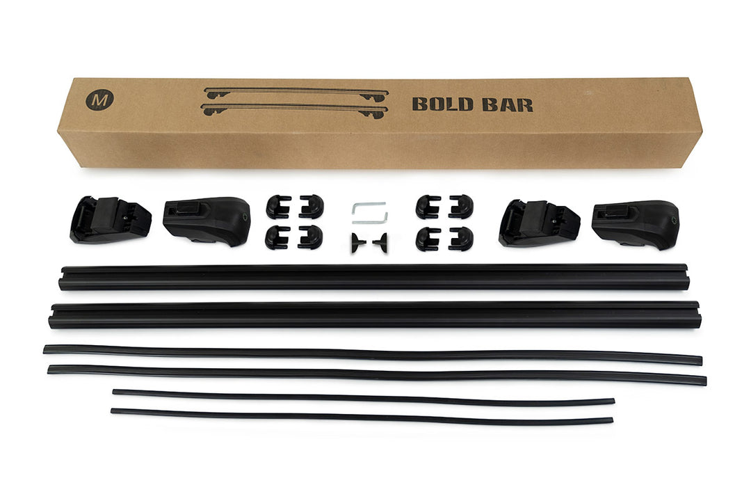 Skoda Kamiq Ara Atkı Siyah- Bold Bar v2 (2 Parça) | 2020 ve Sonrası