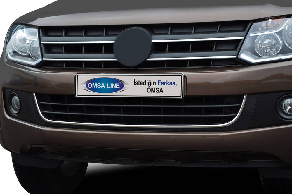 VW Amarok 4X2 Ön Tampon Çıtası - Krom, U Formlu | 2010-2016 Arası