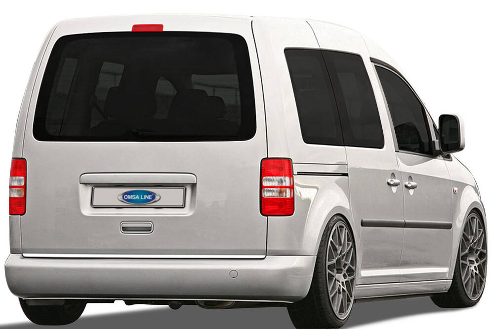 VW Caddy Bagaj Alt Çıtası - Krom | 2010-2014 Arası