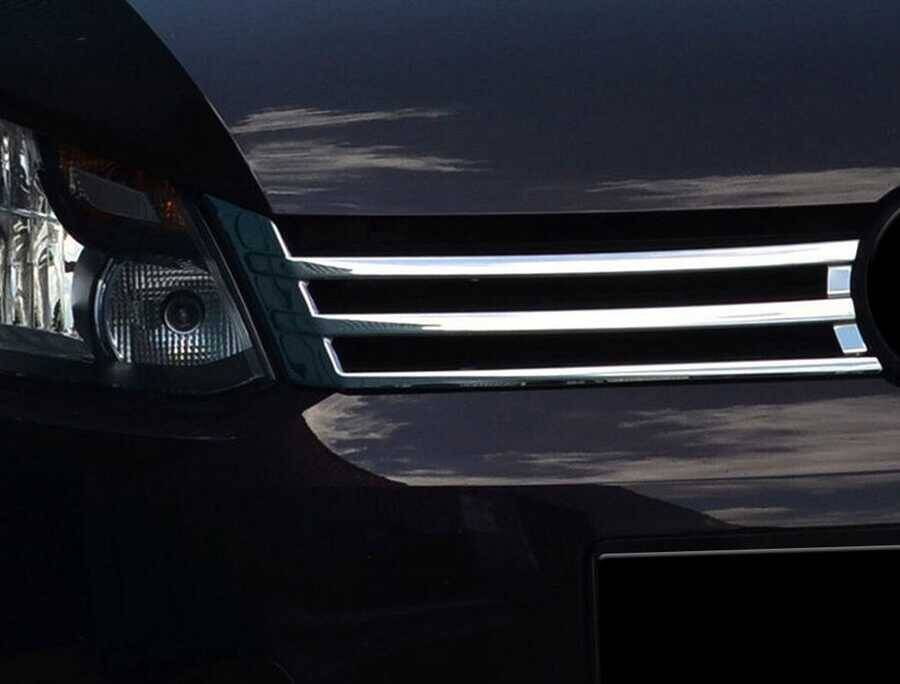VW Caddy Ön Panjur - Krom (2 Parça) | 2010-2015 Arası
