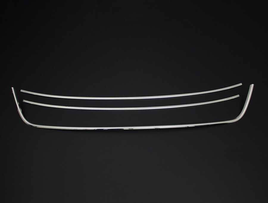 VW Caddy Ön Tampon Çıtası - Krom (3 Parça) | 2010-2015 Arası