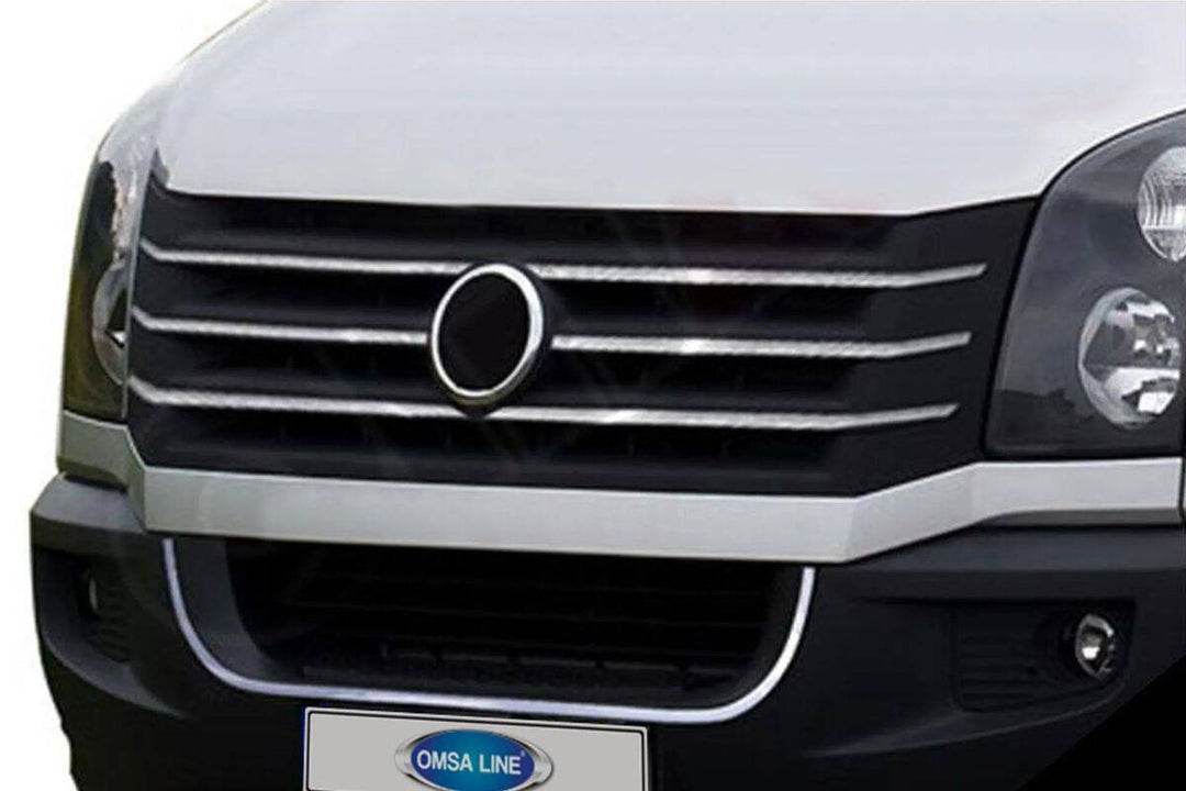 VW Crafter Ön Panjur - Krom (6 Parça) | 2012-2017 Arası