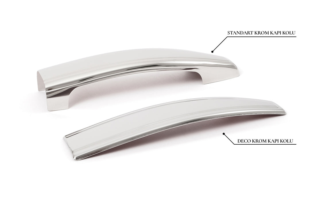 Skoda Octavia (A6) Kapı Kolu - Krom, 4 Kapı, Deco Tip (8 Parça) | 2009-2013 Arası, SD/SW