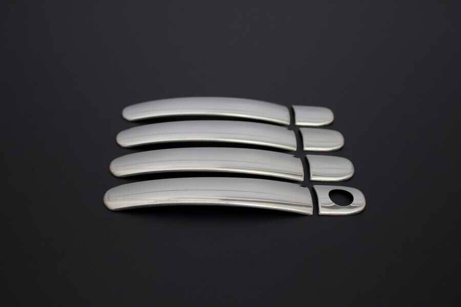 Skoda Fabia Kapı Kolu - Krom, 4 Kapı, Deco Tip (8 Parça) | 2000-2007 Arası, HB/SW