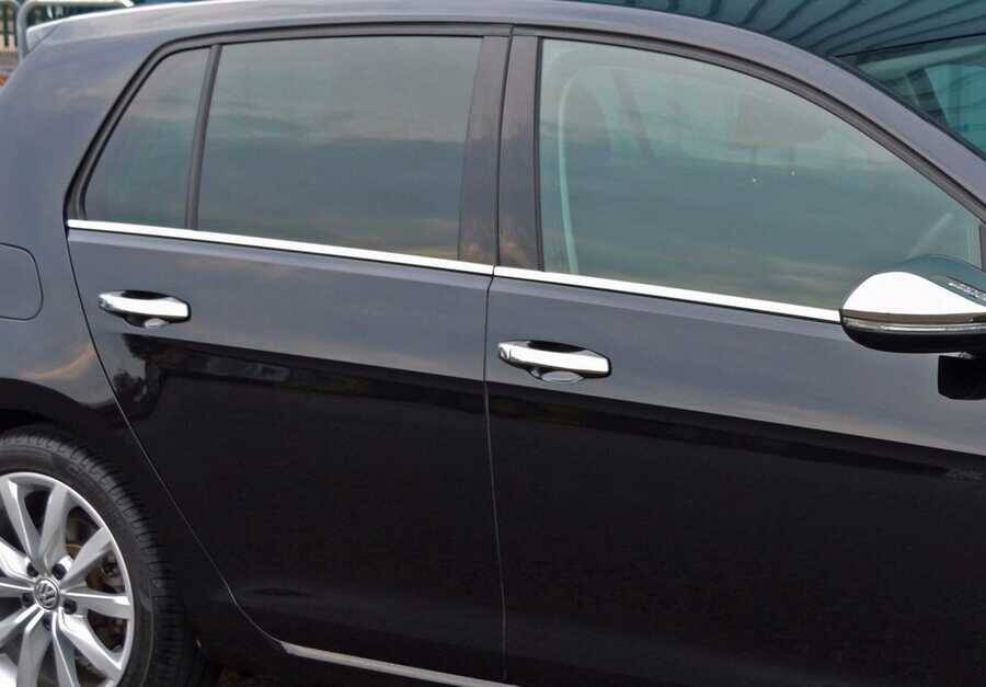 VW Golf Cam Çıtası Alt - Krom (4 Parça) | 2013 ve Sonrası, HB