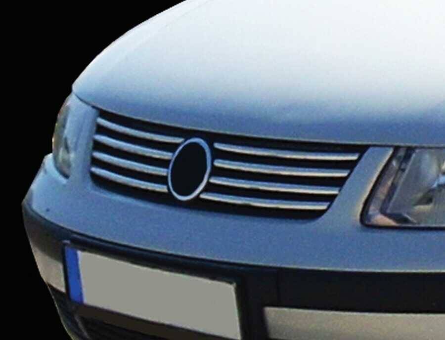 VW Passat B5 Ön Panjur - Krom (8 Parça) | 2000-2005 Arası, SD