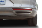 VW Passat B8 Egzos Çerçevesi - Krom, R-Line (2 Parça) | 2015-2019 Arası, SD