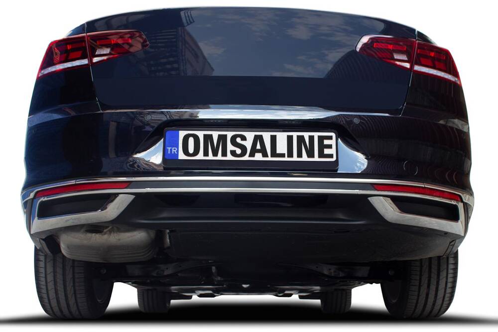 VW Passat B8 Egzos Çerçevesi - Krom (5 Parça) | 2019 ve Sonrası, SD/SW
