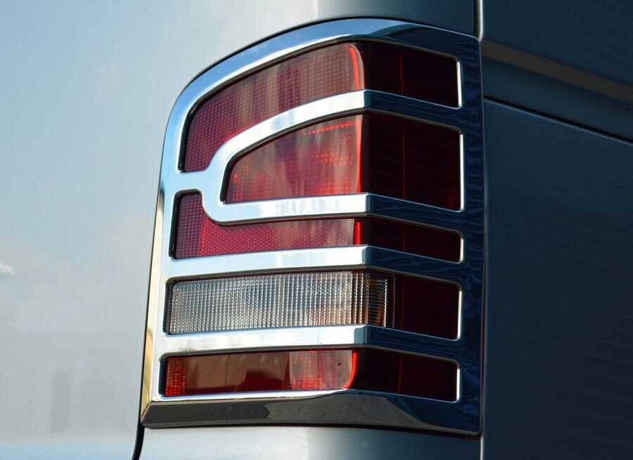 VW Multivan T5 Stop Çerçevesi - ABS Krom (2 Parça) | 2010-2014 Arası