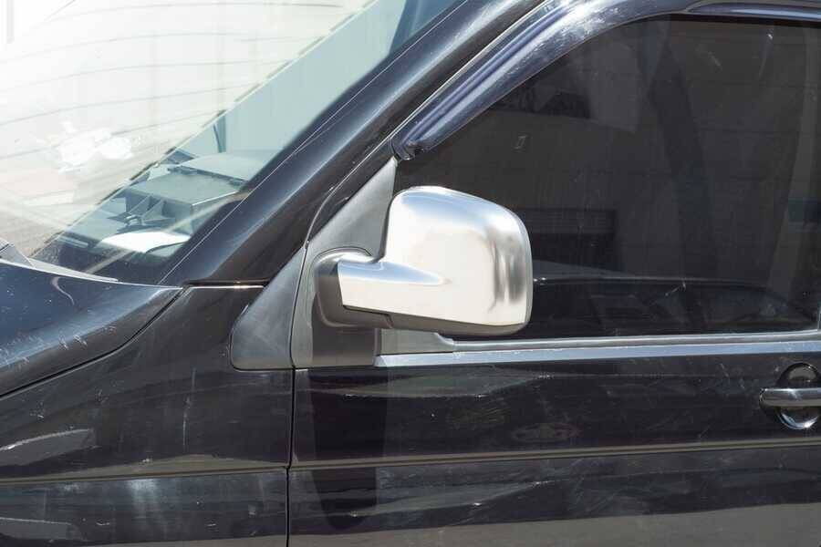 VW Caravelle T5 Ayna Kapağı Set - Saten Kaplama | 2003-2010 Arası