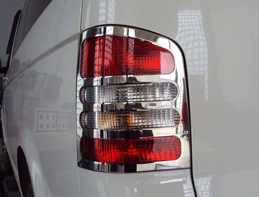 VW Multivan T5 Stop Çerçevesi - Krom (2 Parça) | 2003-2010 Arası