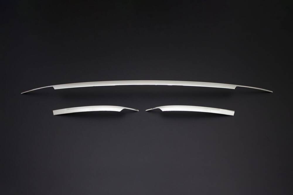 VW Tiguan Arka Tampon Çıtası - Krom (3 Parça) | 2016-2020 Arası