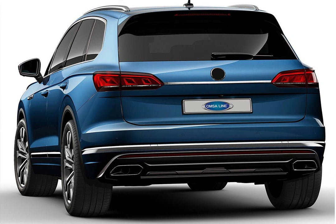 VW Touareg Bagaj Çıtası - Krom, Plaka Üstü | 2018 ve Sonrası